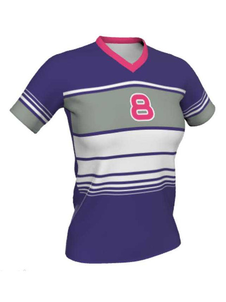 Control Series - Quick Ship "Short Sleeve Block" Custom Sublimated Volleyball Jersey Short Sleeve Volleyball Jerseys All Sports Uniforms