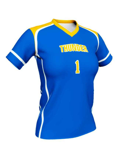 Control Series - Quick Ship "Short Sleeve Bump Pass" Custom Sublimated Volleyball Jersey Short Sleeve Volleyball Jerseys All Sports Uniforms