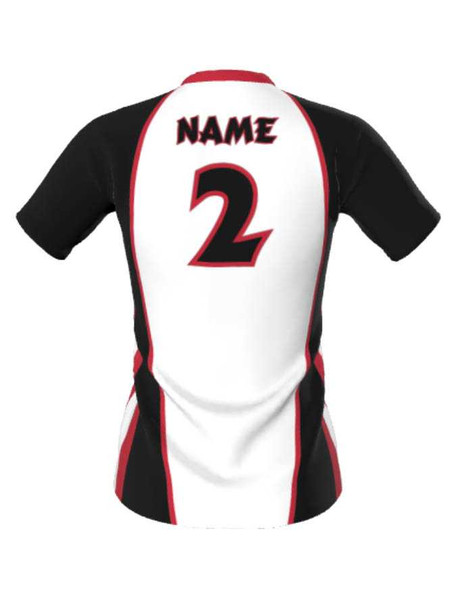 Control Series - Quick Ship "Short Sleeve Typhoon" Custom Sublimated Volleyball Jersey Short Sleeve Volleyball Jerseys All Sports Uniforms