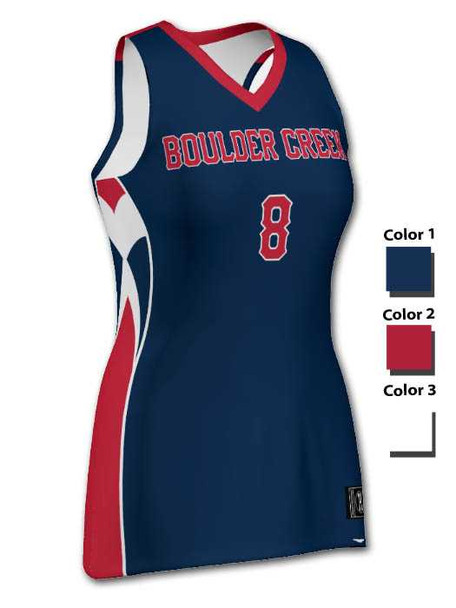 Control Series - Quick Ship "Pivot" Custom Sublimated Volleyball Jersey Sleeveless Volleyball Jerseys All Sports Uniforms