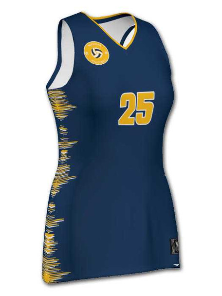 Control Series - Quick Ship "Sonar" Custom Sublimated Volleyball Jersey Sleeveless Volleyball Jerseys All Sports Uniforms