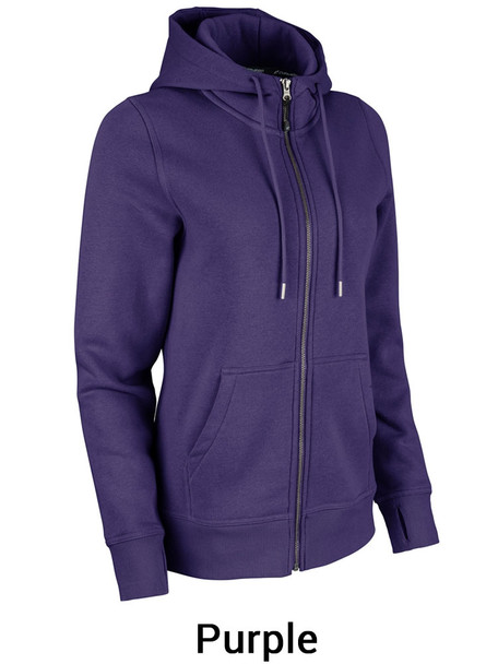 Womens "Victory" 8.1oz 60/40 Full Zip Hoodie