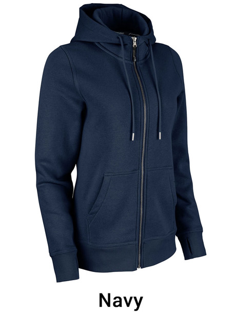 Womens "Victory" 8.1oz 60/40 Full Zip Hoodie