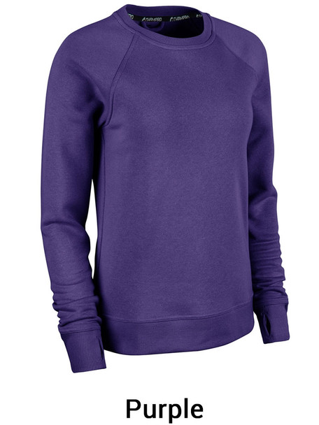 Womens "Victory" 8.1oz 60/40 Split Hem Crew