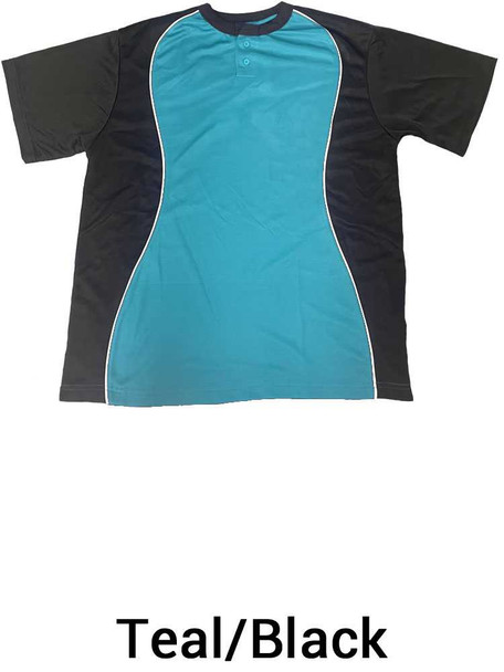 Adult "Instinct" 2 Button Baseball Jersey Adult Two Button Jerseys All Sports Uniforms