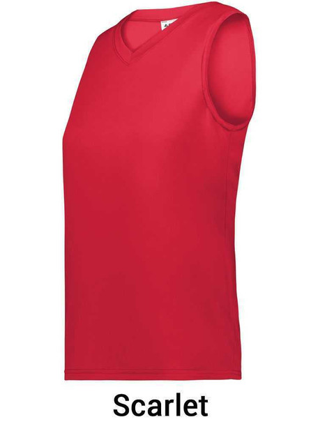 Womens/Girls "Jade" Decorated Sleeveless Volleyball Jersey Decorated Deals All Sports Uniforms