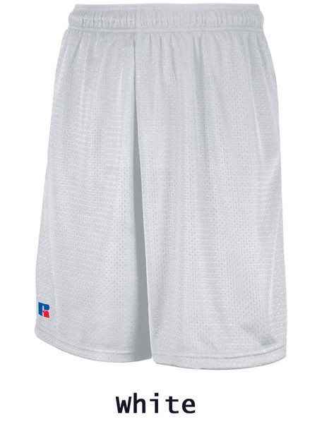 Adult 8" Inseam Russell "Activate" Mesh Coaches Shorts