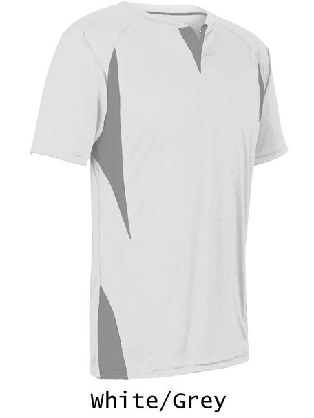 Adult/Youth "Wild Card" Decorated Two-Button Baseball League Jersey Baseball League Jerseys All Sports Uniforms