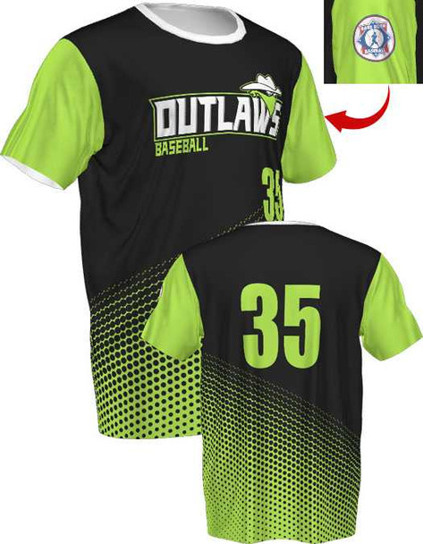 Adult/Youth "Digit" Sublimated Babe Ruth/Cal Ripken Baseball League Jersey Baseball League Jerseys All Sports Uniforms