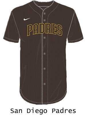 Nike MLB Replica Moisture Control Button Front League Jersey Nike MLB League Baseball Jerseys All Sports Uniforms