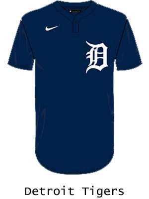 Nike MLB Replica Moisture Control One-Button League Jersey Nike MLB League Baseball Jerseys All Sports Uniforms