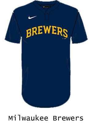 Nike MLB Replica Moisture Control One-Button League Jersey Nike MLB League Baseball Jerseys All Sports Uniforms