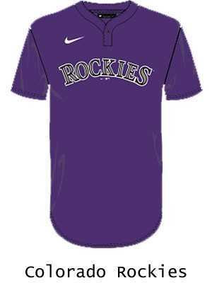 Nike MLB Replica Moisture Control One-Button League Jersey - Order League Baseball Admin Products All Sports Uniforms