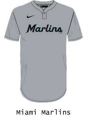 Nike MLB Replica Moisture Control One-Button League Jersey - Order League Baseball Admin Products All Sports Uniforms