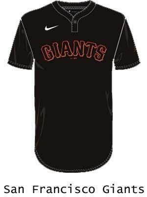 Nike MLB Replica Moisture Control One-Button League Jersey - Order League Baseball Admin Products All Sports Uniforms