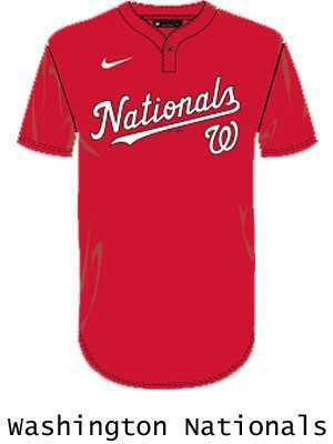 Nike MLB Replica Moisture Control One-Button League Jersey - Order League Baseball Admin Products All Sports Uniforms