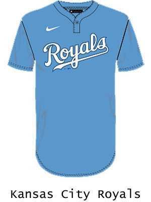 Nike MLB Replica Moisture Control One-Button League Jersey - Order League Baseball Admin Products All Sports Uniforms