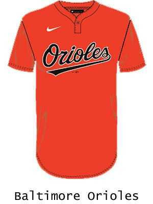 Nike MLB Replica Moisture Control One-Button League Jersey - Order League Baseball Admin Products All Sports Uniforms