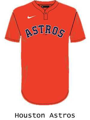 Nike MLB Replica Moisture Control One-Button League Jersey - Order League Baseball Admin Products All Sports Uniforms