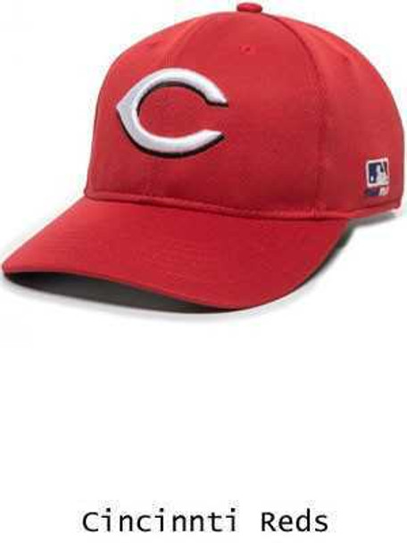 MLB Polyester Velcro Adjustable Replica League Caps - Order League Baseball Admin Products All Sports Uniforms