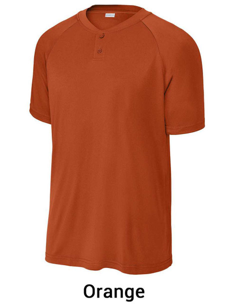 Adult/Youth "Brave" Two-Button Decorated Baseball League Jersey - Order League Baseball Admin Products All Sports Uniforms