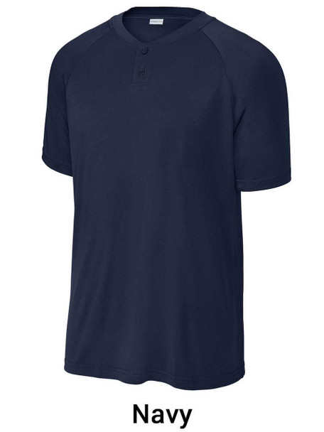 Adult/Youth "Brave" Two-Button Decorated Baseball League Jersey - Order League Baseball Admin Products All Sports Uniforms