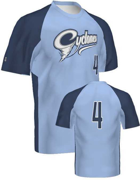 Adult/Youth "Cutter" Sublimated Baseball League Jersey - Order League Baseball Admin Products All Sports Uniforms