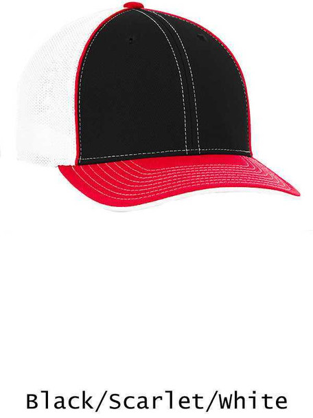Tri-Color Trucker Mesh Moisture Control Baseball League Cap - Order League Baseball Admin Products All Sports Uniforms