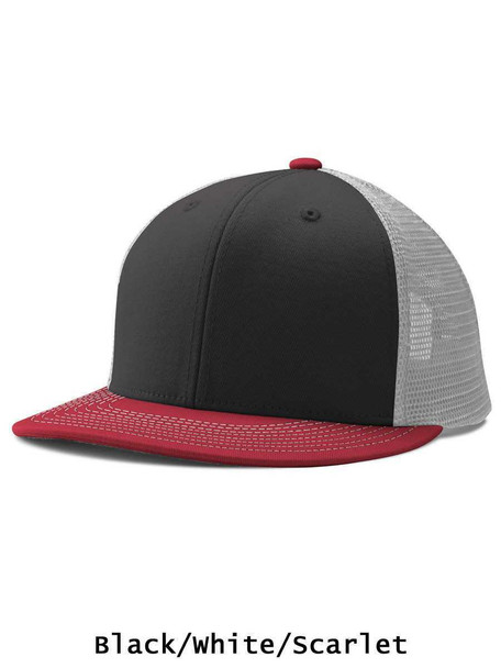 Trucker Snapback Two-Tone Baseball League Cap - Order League Baseball Admin Products All Sports Uniforms