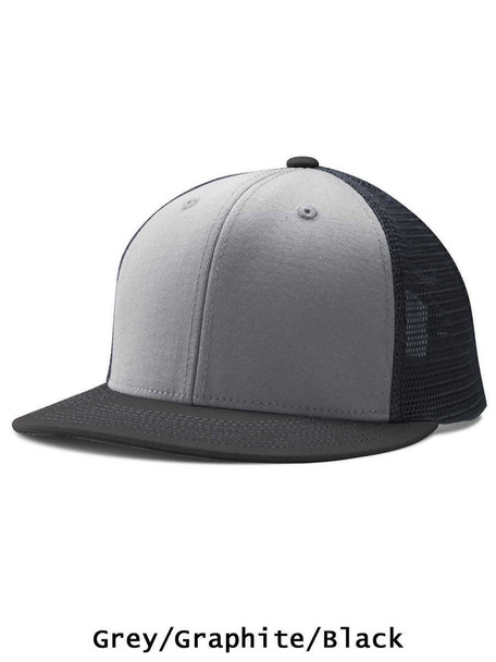 Trucker Snapback Two-Tone Baseball League Cap - Order League Baseball Admin Products All Sports Uniforms