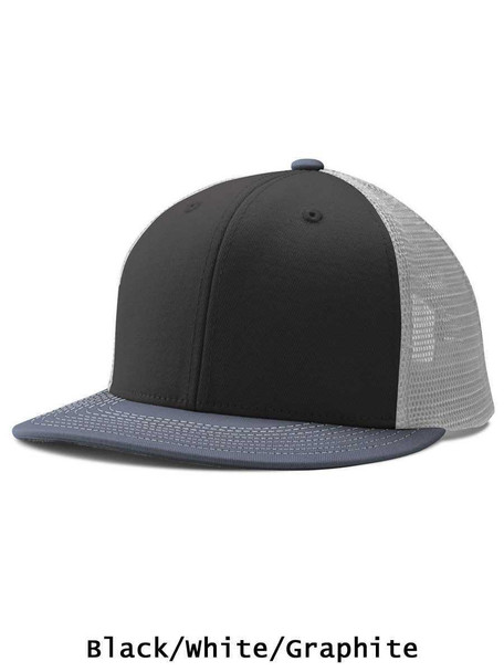 Trucker Snapback Two-Tone Baseball League Cap - Order League Baseball Admin Products All Sports Uniforms