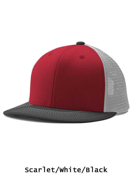 Trucker Snapback Two-Tone Baseball League Cap - Order League Baseball Admin Products All Sports Uniforms