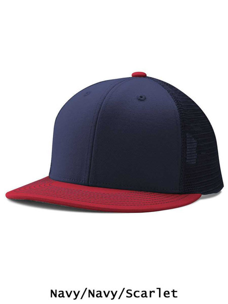Trucker Snapback Two-Tone Baseball League Cap - Order League Baseball Admin Products All Sports Uniforms
