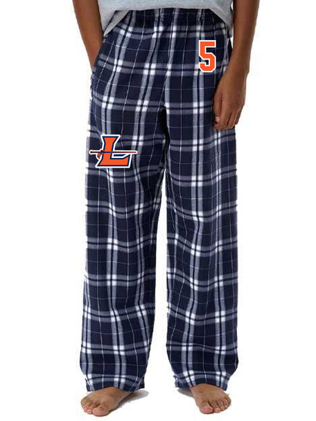 Youth Boxercraft "Harley Flannel" Navy/Silver  Pajama Pants