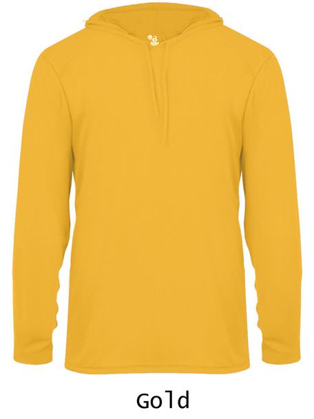 Adult "Bravo" Performance Wicking Hoodie Tee