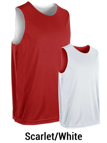 Adult/Youth "Court Vision" Decorated Reversible Basketball Jersey Decorated Deals All Sports Uniforms