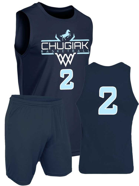 Adult "Commander" Decorated Basketball Set Decorated Deals All Sports Uniforms