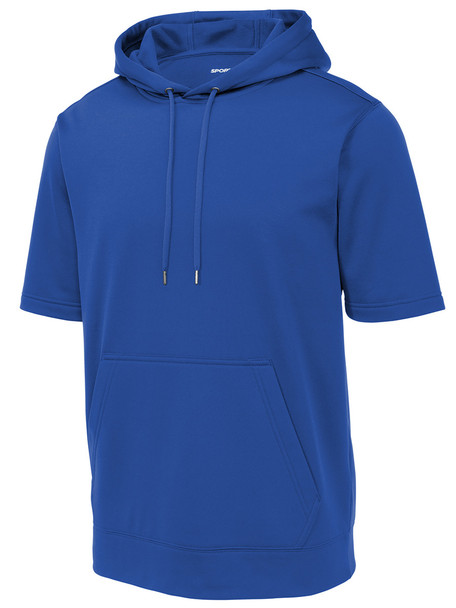 Adult "Rebel" Short Sleeve Performance Wicking Hoodie