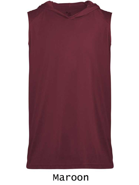 Youth "Sleeveless Bravo" Performance Hoodie Tee Youth All Sports Uniforms