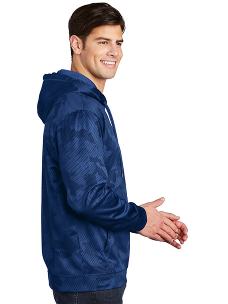 Adult "Camo Hex" Performance Wicking Hoodie