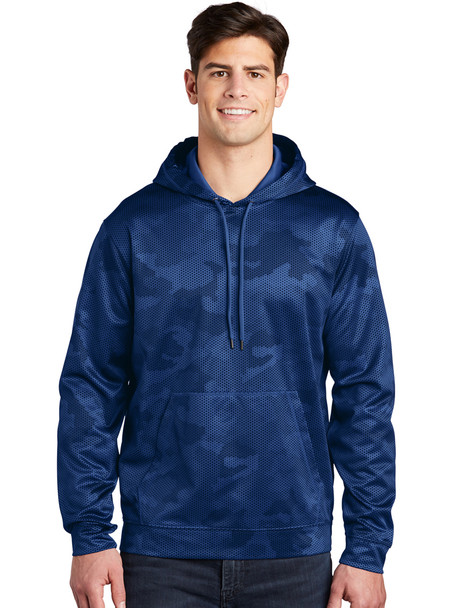 Adult "Camo Hex" Performance Wicking Hoodie