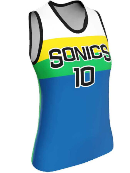 Quick Ship - Womens/Girls "Juke" Custom Sublimated Reversible Basketball Uniform Control Series Womens Reversible Basketball All Sports Uniforms