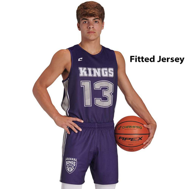 Quick Ship - Adult/Youth "Hangtime" Custom Sublimated Reversible Basketball Uniform Control Series Adult Reversible Basketball All Sports Uniforms