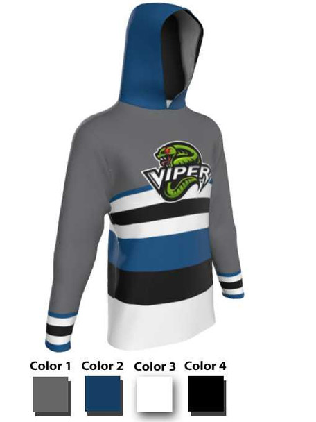 Control Series - Adult/Youth "Steal" Custom Sublimated Long Sleeve Hooded Shooting Shirt Hooded Sublimated Shooting Shirts All Sports Uniforms