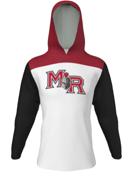 Control Series - Adult/Youth "Sideline" Custom Sublimated Long Sleeve Hooded Shooting Shirt Hooded Sublimated Shooting Shirts All Sports Uniforms