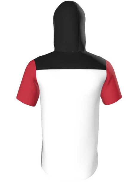 Control Series - Adult/Youth "Sideline" Custom Sublimated Short Sleeve Hooded Shooting Shirt Hooded Sublimated Shooting Shirts All Sports Uniforms