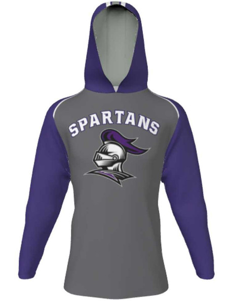 Control Series - Adult/Youth "Pryde" Custom Sublimated Long Sleeve Hooded Shooting Shirt Hooded Sublimated Shooting Shirts All Sports Uniforms