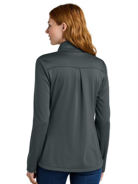 Womens Eddie Bauer "Smooth Mid Layer Fleece" Full Zip Warm Up Jacket