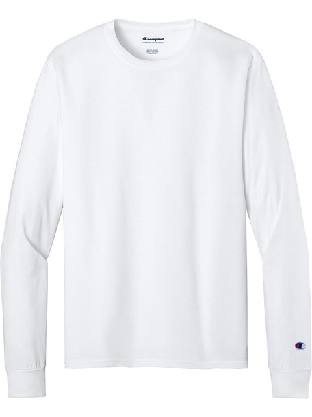 Adult Champion "Classic" 100% Cotton Long Sleeve Tee
