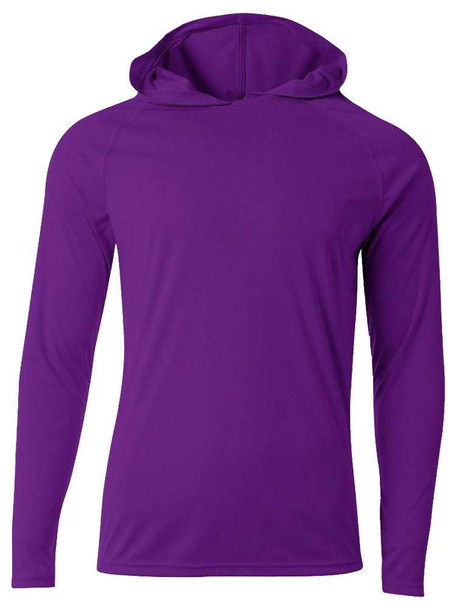 Youth "Long Sleeve Terrorize" Performance Wear Wicking Hoodie Tee Youth Tops All Sports Uniforms